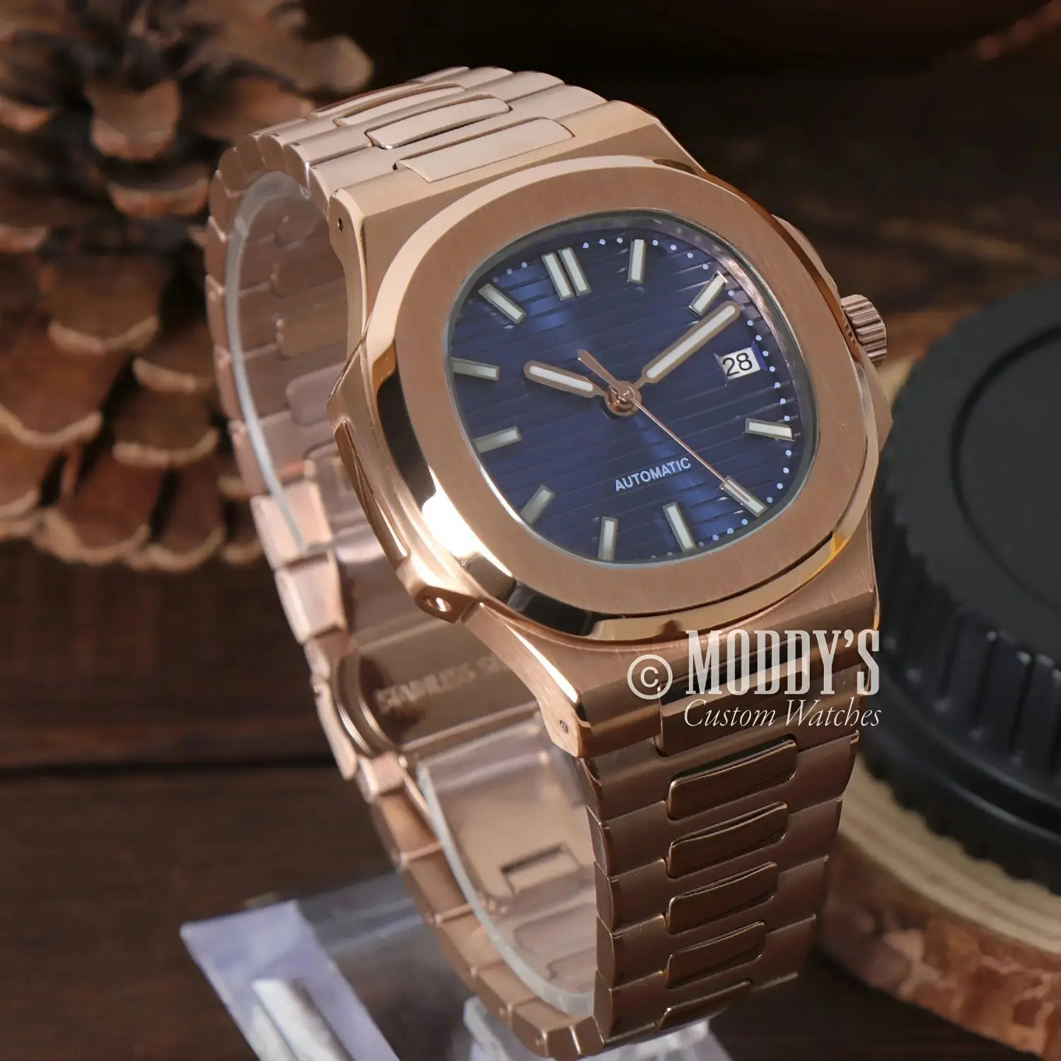 Nautiko | Rose Gold Royal Blue - Image 5